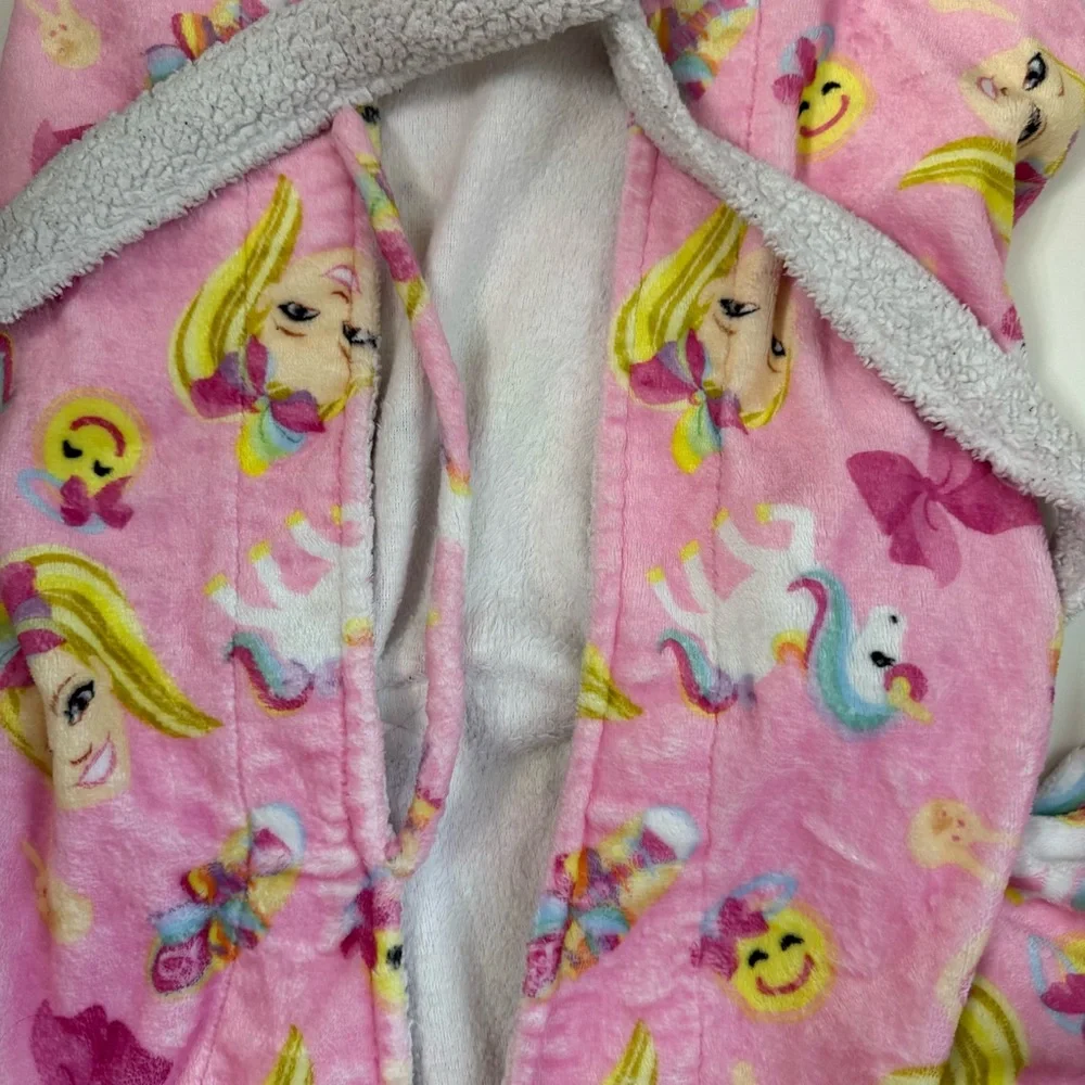 🍭 Jojo Siwa Nickelodeon Girls Pink Robe - Size XS (Used)
